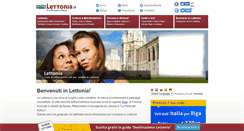 Desktop Screenshot of lettonia.it